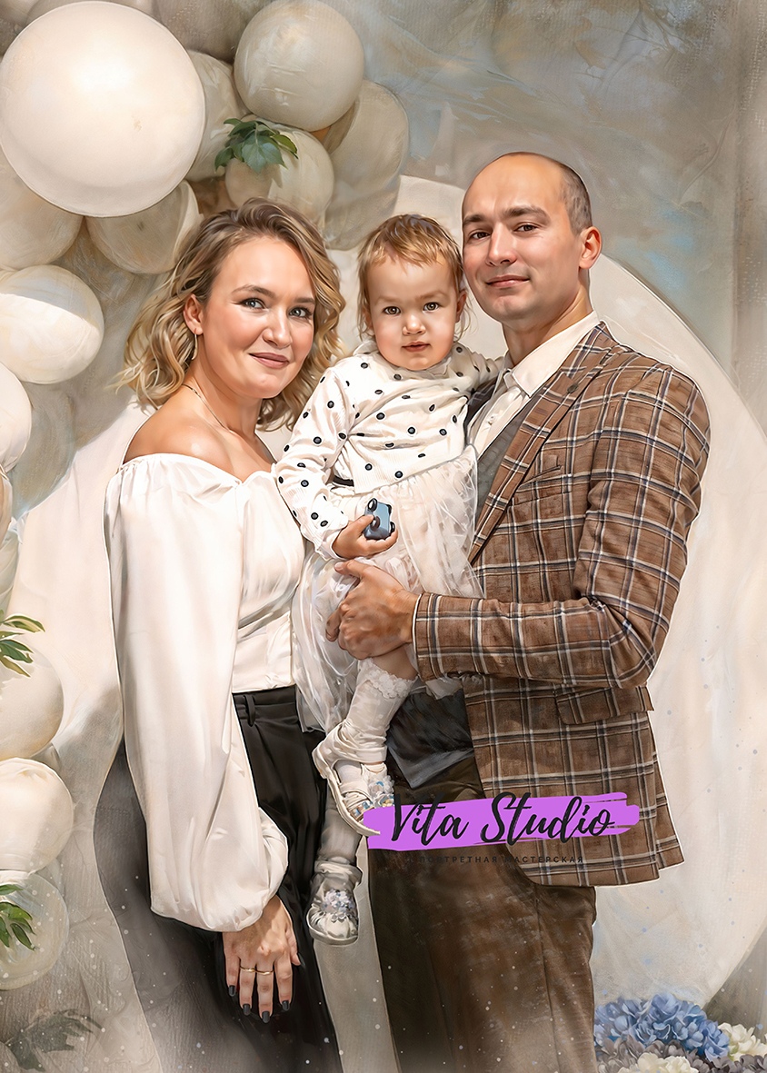Семейный портрет по фото
